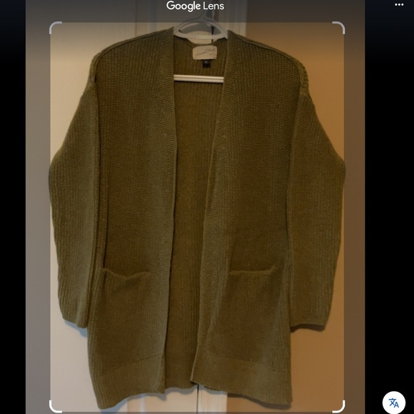 Universal Thread Green Open Front Cardigan Women’s Size XS - Picture 5 of 7